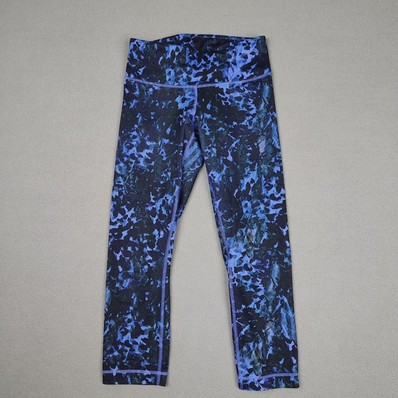 Lululemon Leggings Lot Women 4/6 Multicolor Cropped Athleisure Yoga Gym 6 Count - Picture 7 of 16